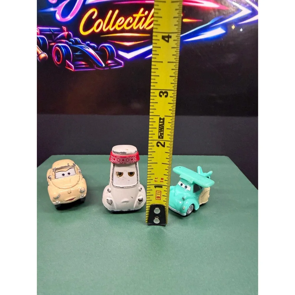 Disney Pixar Cars Diecast Lot Mama Bernoulli Uncle Topolino Bandana Forklift 3pc